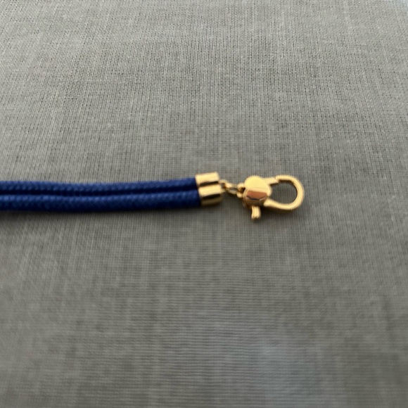 KATE SPADE Blue/Gold Cord bracelet. NWOT. Adjustable length.. So beaut… - Picture 2 of 3